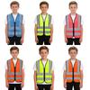 Ανακλαστικό Γιλέκο Ασφαλείας για Παιδιά Unisex L-3XL: Αμάνικο Γιλέκο με Φερμουάρ Υψηλής Ορατότητας και Ανακλαστικά Στοιχεία για Εθελοντικές Δραστηριότητες & Εργασία σε Εξωτερικούς Χώρους