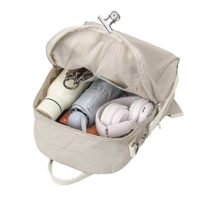 Modischer und einfacher Rucksack Reise Rucksack mit großer Kapazität Damen Schultasche Leichte Umhängetasche