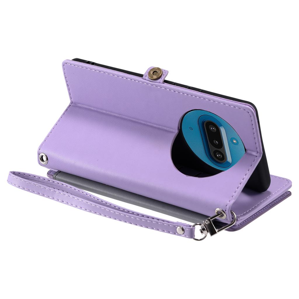For Nothing Phone (3a) Case TPU+PU Leather Wallet Phone Cover with Wrist Strap