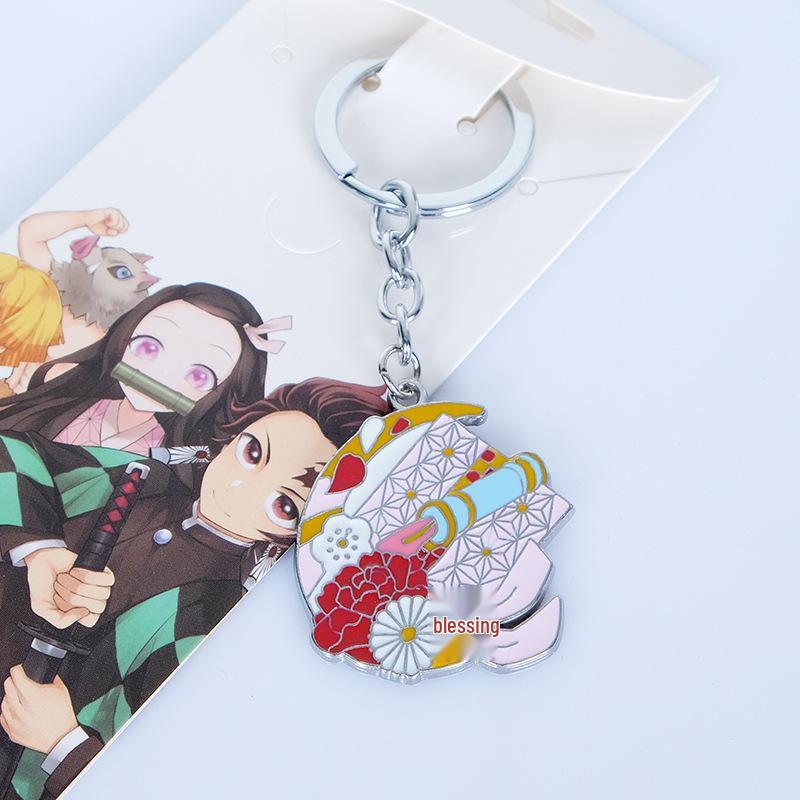 Demon Slayer Tanjiro, Sabito & Makomo Masks Keychain, Rabbit Necklace, Muzan