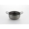 Maruyama Giken SOUEN Iron Tempura Pan, 22cm SE-56, Induction and Gas Stove Compatible, Made in Japan, Tsubame-Sanjo