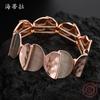 New Round Geometric Bracelet, Color Dripping Oil Environmentally Friendly Alloy Bracelet, Hand-painted Shape Women