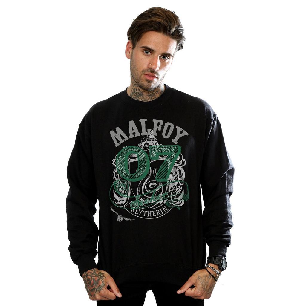 Harry Potter Mens Seeker Draco Malfoy Sweatshirt