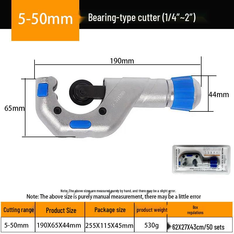 Stainless Steel Pipe Cutter for Metal, Copper, and Plastic Pipes