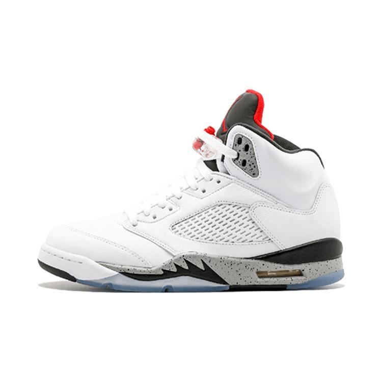 (GS) Air Jordan 5 Retro  White Cement  Kids  440888-104 EU 38