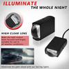 Motorcycle Driving Lights Double Color Lights White/Amber 3 Modes Hi/Lo Beam Sport Front Grille LED Lights with Lens Waterproof for SUV ATV Bike UTV