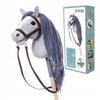 Hobby Horse A4 | Paard Aan Een Stok | Hoppihorse Grijs| + Set Accessoires