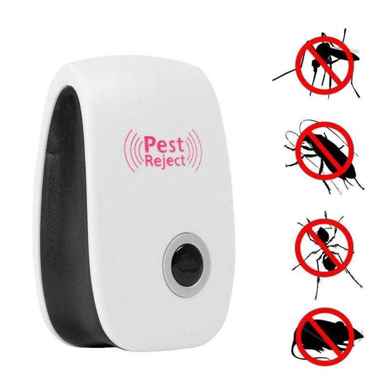 New Electronic Pest Repeller Ultrasonic Rejector Mosquito Rat Repellent EU Plug