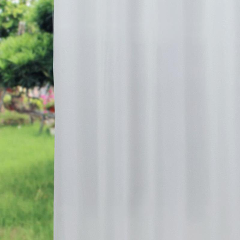 Wasserdichte Fensterschutzgitter Terrasse Außenpavillon Transparente Sichtschutzvorhänge Außen Fertigvorhänge