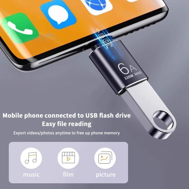 Elough 10A Usb Type C To Usb A Adapter Usb 3.0To Type C Otg Converter Connector For Macbook Ipad Huawei Xiaomi Samsung