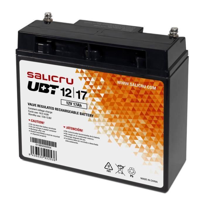 SALICRU BATERIE UBT 12V/17Ah Technologie AMG Nízké samovybíjení 225 A (5s) Záruka 5 let 013BS000004