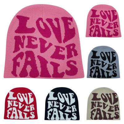 Knitted Hat Letter LOVE Men's And Women's Hat Hip-Hop Fashion Warm Hat