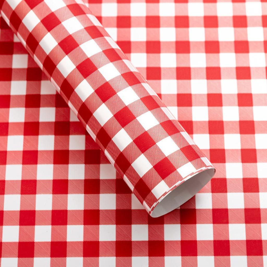 Carta Kraft a Quadretti Gingham Impermeabile Estiva 58x58cm 20 Fogli Carta Setosa per Bouquet Floreale Confezionamento Regali