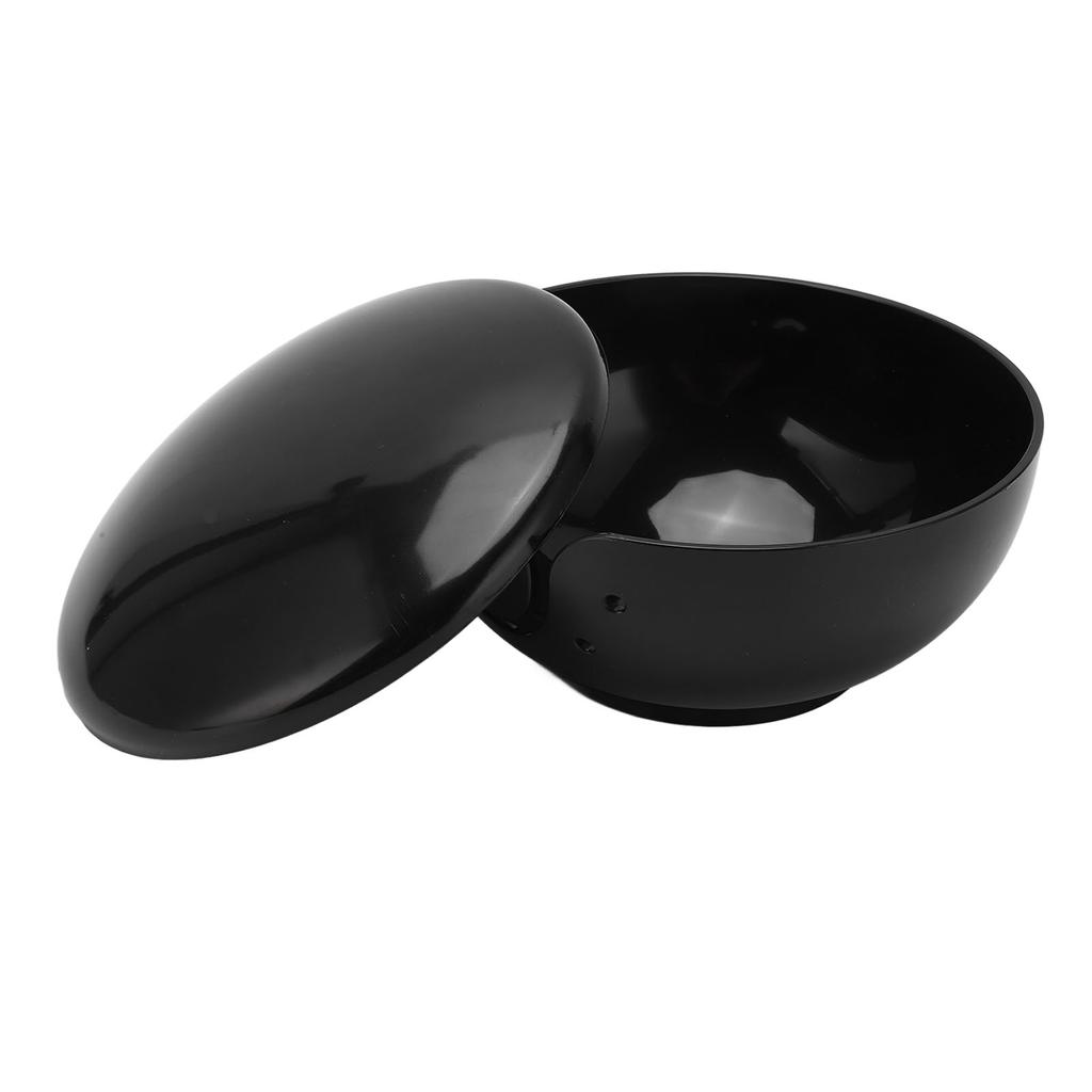 Yarn Bowl with Lid Durable Plastic Glossy Surface Exquisite Texture Keep Clean Knitting Bowl for