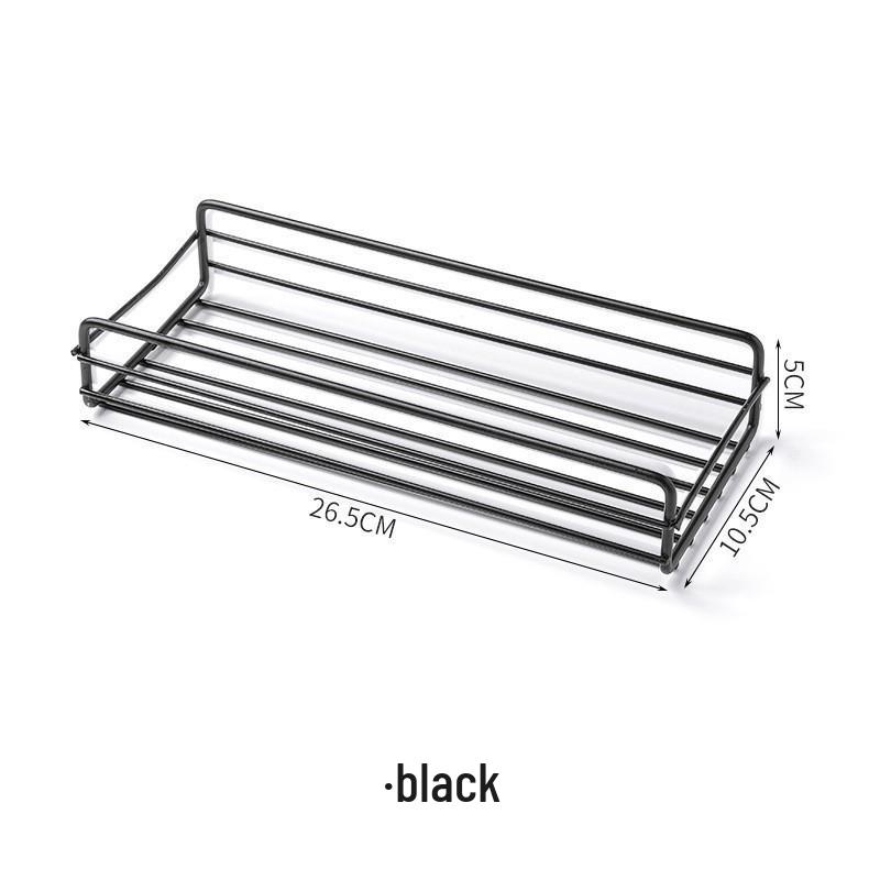 Punch-Free Bathroom Corner Shelf: Wall-Mounted Iron Triangle Storage Rack for Shower and Kitchen No Adhesive
