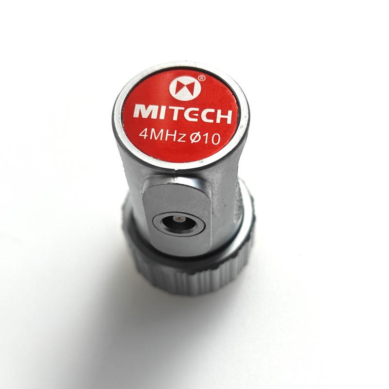 Mitech Original 4Mhz F10 dia10 Dural Element Probe and Mono Crystal apply for Mitech Ultrasonic Flaw Detector Probe