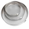 Set da 3 pezzi di setacci per farina a maglia fine in acciaio inossidabile, 40 mesh, per preparare torte e pasticcini