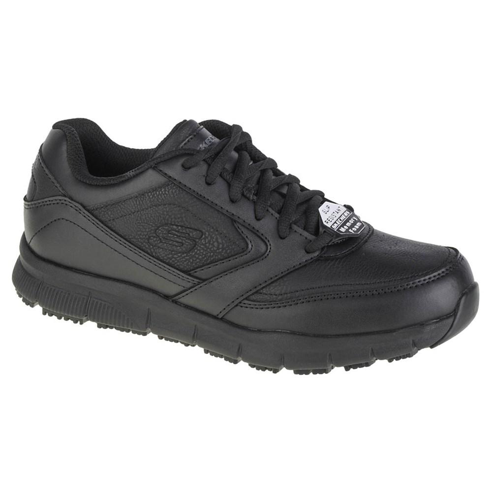 Sneakers Skechers Black Relaxed Fit Work Nampa Wyola