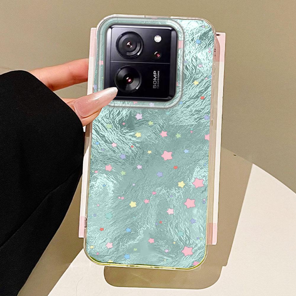 Gradient Colorful Stars Women Girls Phone Case for Xiaomi 13T 14T 11 Lite Poco X5 M6 Pro X6 X3 Pro NFC C75 C71 C65 C61 M5S Cover