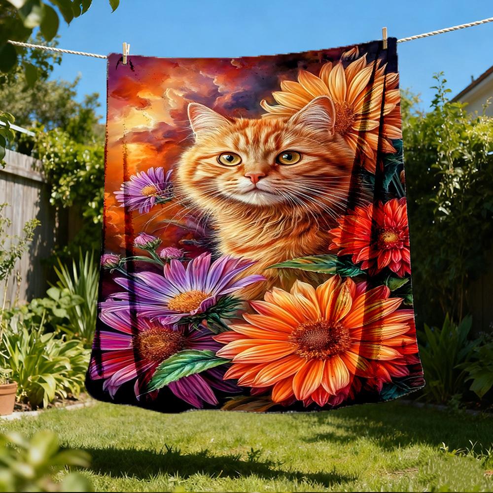 1pc Pretty Savage Outdoor Personalized Flannel Blanket, Soft, Lightweight Personalized Flannel Blanket, Digital Printing, 80x120cm