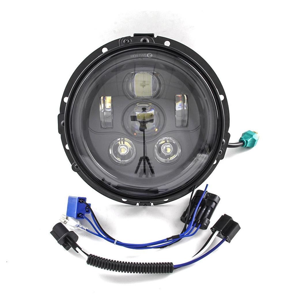 7-Inch LED Harley Headlight & Bracket Set for Jeep Wrangler