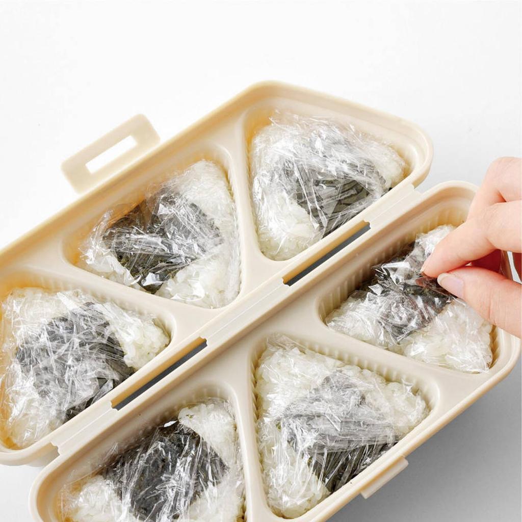 Japanese Triangular Six,in,one Mold Rice Ball, Portable Outdoor Picnic Sushi Bento Box, Picnic Lunch Box.