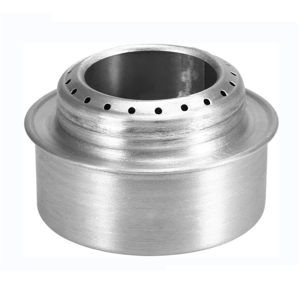 Portable Camping Alcohol Stove with Cover, Aluminum Alloy Spirit Stove with Lid, Lightweight Stove Mini Alcohol Stove