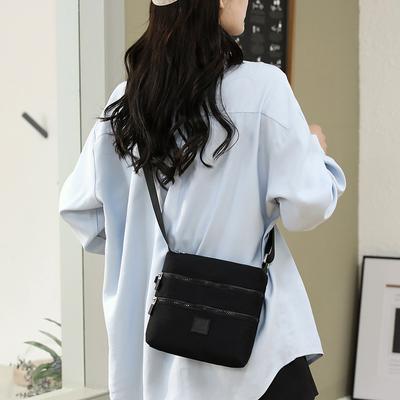 Crossbody Bag, Nylon Women's Shoulder Bag, Trendy Outdoor Lightweight Backpack, Multi-layer Nylon Bag.