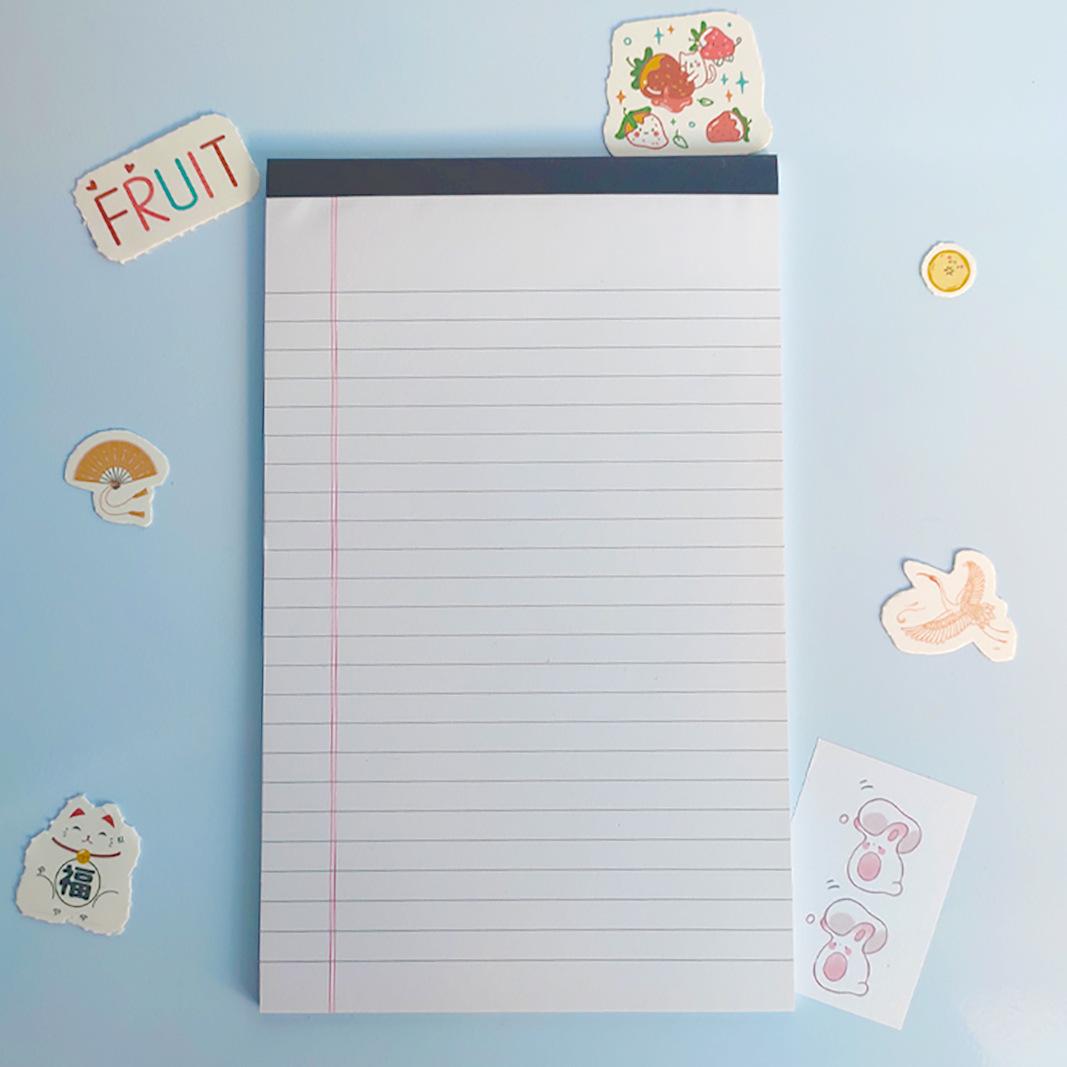 

Tearable Legal Pad Office Supplies Ink-proof Tear-off Pages Writing Sheet Paper Notepad Simple Lined Paper Scribbling Book
