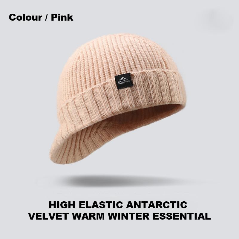 2023 New Winter Hats for Women Knitted Solid Color Cap for Warm Winter Bonnet Casual