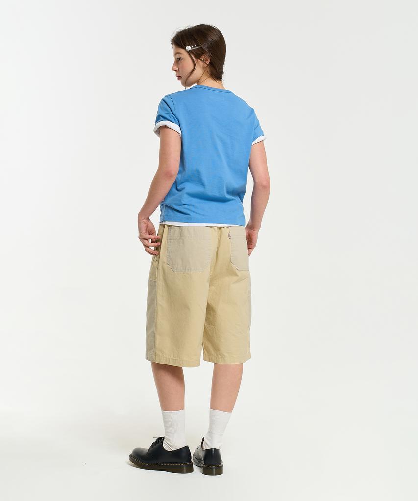 AECA (Woman) Everyday Aeca Clover Pocket Tee-Blue