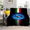 Coperta con Emblema del Napoli Calcio Coperta in Flanella da Esterno per Campeggio, Escursionismo, Feste in Giardino, Essenziali per Picnic, regalo per famiglia e amici