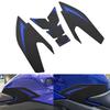 AUSHOOL Motorradtank Motorradtankprotektor Tank Traktionspad Kompatibel mit Yamaha Pad, Gummi, Pad, YZF-R25 YZF-R3 (2019–2025) (blau)