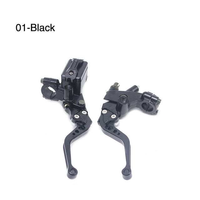 ZSDTRP 1Pair 22mm Motorcycle Roller Adjustment Brake Clutch Levers Universal CNC Motorcycle Handlebar Hydraulic Brake Pump
