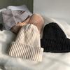 Klassische Damen Chenille Samt Wintermütze Retro Beanie Mütze Vintage Gerippt Gestrickt Fischer Hip Hop Einfarbig Sturmhaube