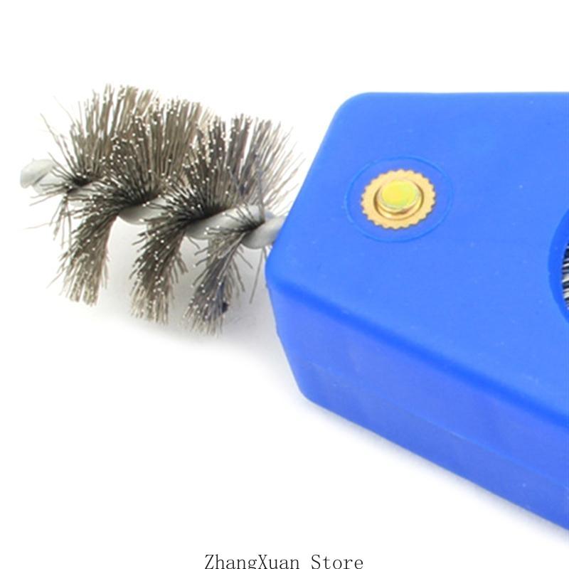 Tube & Fitting Brush 4 In 1 Pipe Cleaning Tool Wire Brush Deburr for Copper Pipe 3XUF