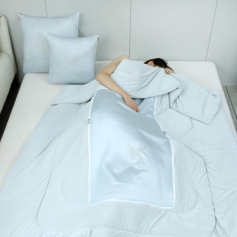 

2-in-1 Tencel Butterfly Cushion Blanket