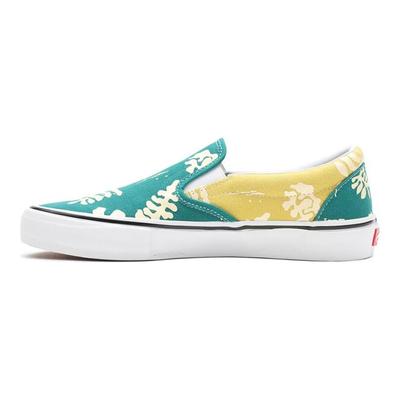 Klassische Slip-On Aloha Unisex Sneakers Mehrfarbig Marine Gold VN0A5FCA3LA