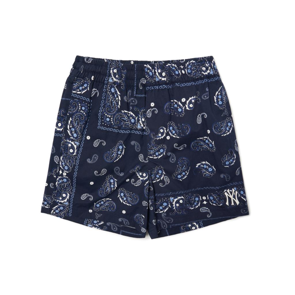 New MLB Casual Shorts Unisex Marine Blue 3ASMP0223-50NYD