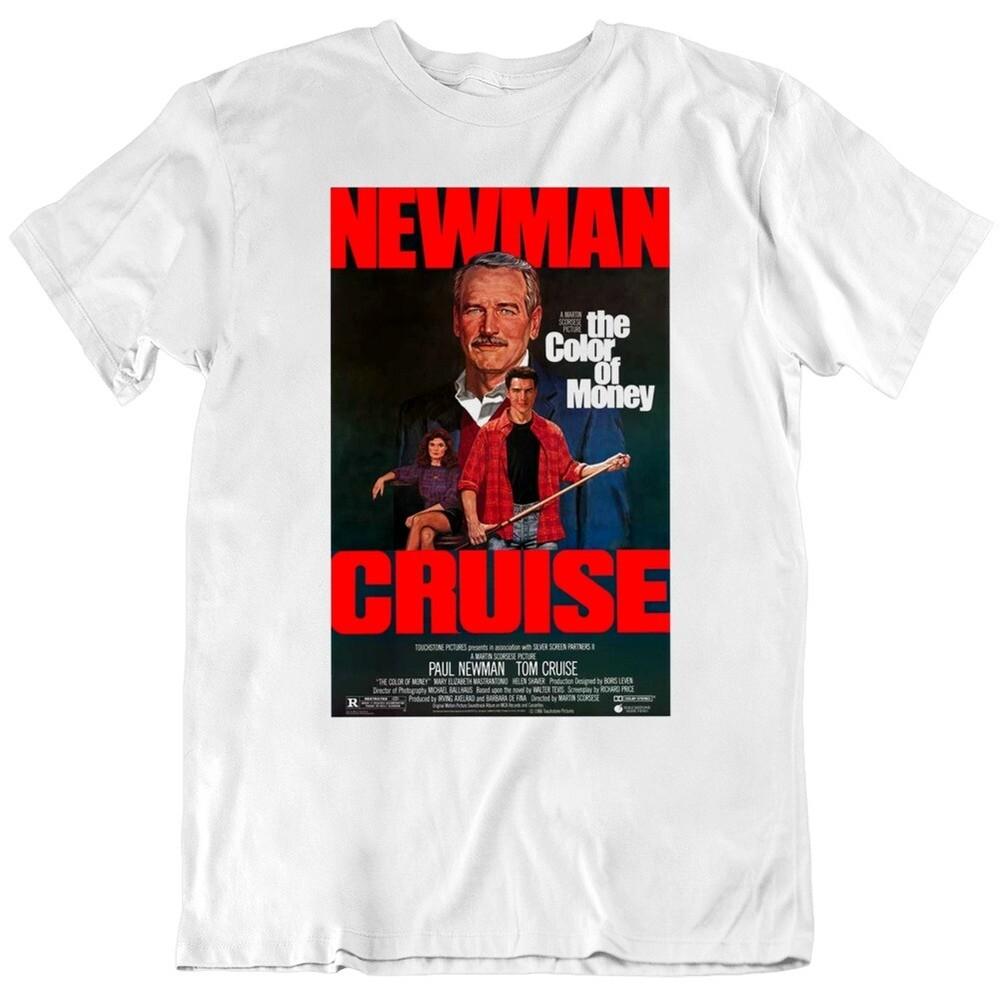 80 s Movie The Color Of Money Retro Movie Poster White T Shirt Unisex T-Shirt XXL
