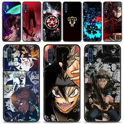 Black Clover Anime Silicone Phone Case For Samsung Galaxy A50 A70 A10 A20e A30 A40 A20s A10s A10e A80 A90 A60 A30s Cover Shell