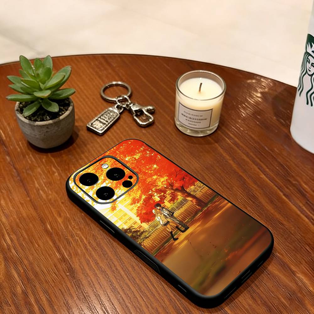 Your Lie in April Phone Case For iPhone 17,16,15,14,13,12,11 Plus,Pro Max,XS,Soft Silicone Black Cover