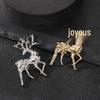 Vintage Elk Deer Head Brooch Pin - Elegant Unisex Accessory for Suits, Perfect as a Christmas Gift.