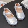 Girl princess 2025 new children's foreign style leather shoes soft sole single shoes little girl baby shoes fashionable and versatile
