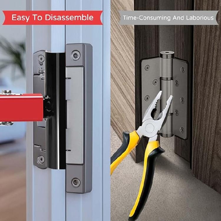 Door Hinge Adjustment Tool, 4 In 1 Hinge Gaps Adjusting Wrench for Residential Commercial Hinges Benders Tool Adjustable