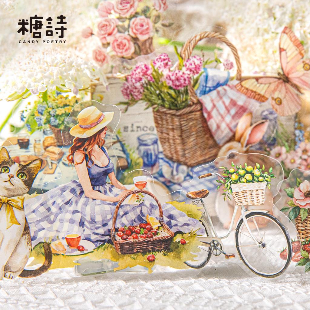 30pcs/1lot kawaii Stationery Sticker leisure life junk journal Decorative Scrapbooking DIY Craft Sticker