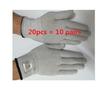 10 Pairs Silver Fiber Conductive Meridian Therapy Gloves for BIO Micro Current Stimulator TENS Face Body Massage Device