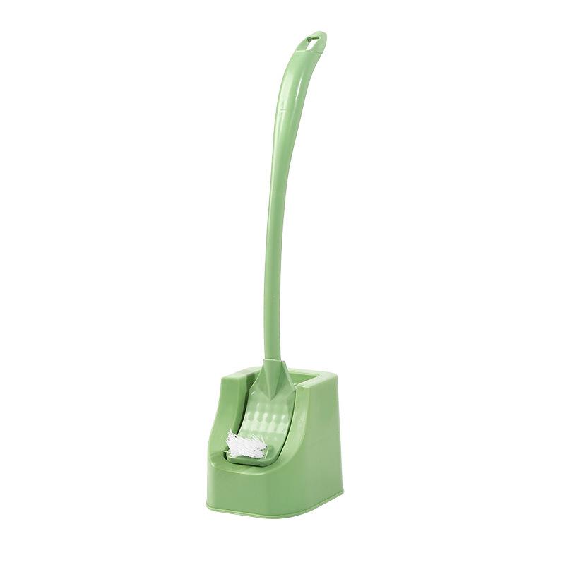 Wall-Mounted & Floor-Standing Toilet Brush Set with Long Handle for Thorough Cleaning