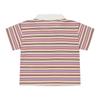 Kangol Kids Coolmax Pique STripe Collar T shirT Brown Sb 0d08