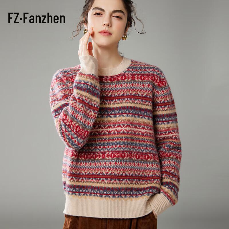 

Женский утолщенный кашемировый свитер Fanzhen F